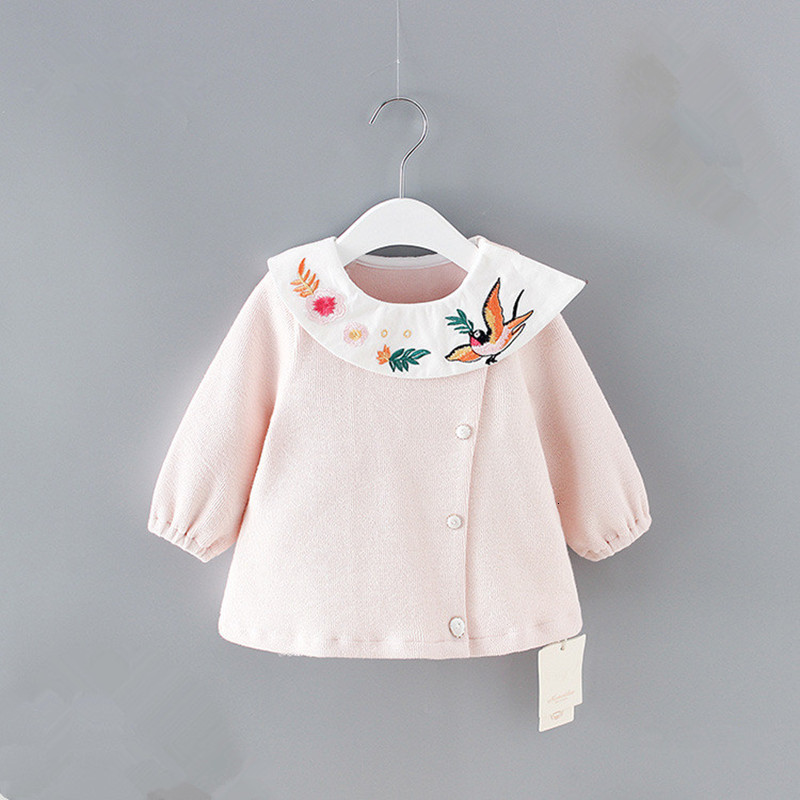2021 New Clothes Newborn Infant Bird Embroidery Long Sleeve Shirt Tops Outfits Baby Girls Blouses 0-2y 42sa, Pink
2021 New Clothes Newborn Infant Bird Embroidery Long Sleeve Shirt Tops Outfits Baby Girls Blouses 0-2y 42sa, Pink