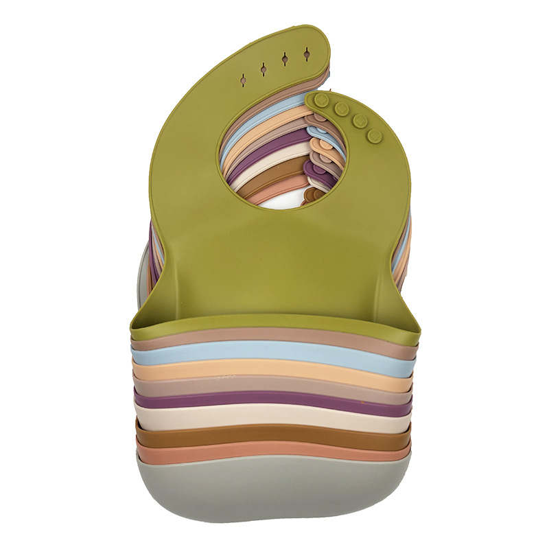 Infant Silicone Bib Baby Bibs Saliva Rice Pocket Maternal Products sage green color tan color
Infant Silicone Bib Baby Bibs Saliva Rice Pocket Maternal Products sage green color tan color