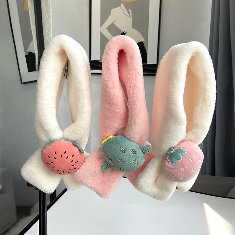 Children's Scarves Imitation Wrasse Hair Korean Fashion Baby Boys And Girls Plush Neck In Autumn And Winter, Blue;gray
Children's Scarves Imitation Wrasse Hair Korean Fashion Baby Boys And Girls Plush Neck In Autumn And Winter, Blue;gray