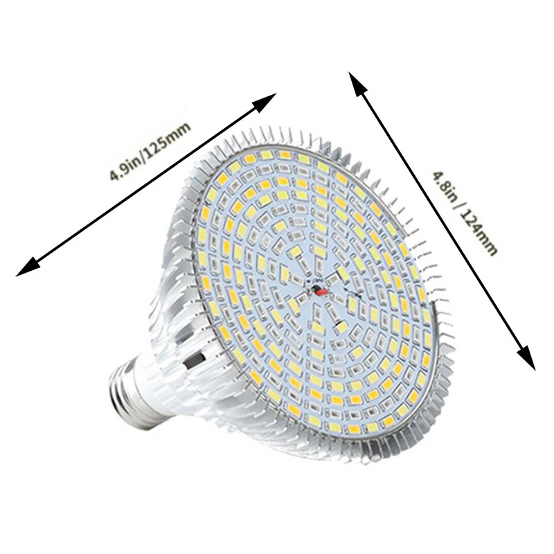 LED 180W Plant lights Full Spectrum Timing 184leds Grow Light Bulbs Flower Veg Growtent Growing Phyto Lamp Indoor Greenhouse Planter tent ing er
