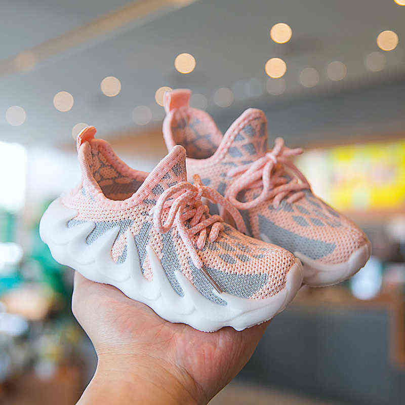 Size 21-31 Baby Casual Shoes For Kids Boys Girls Children Breathable Sneakers Anti-slippery Shoes Wear-resistant Toddler Shoes G220308
