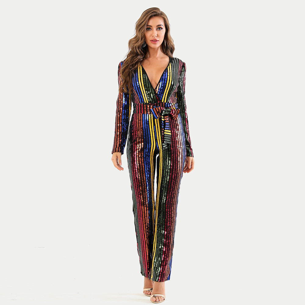 2021 The New Sexy Sequins Female New Arrivals Low v Deep Sleeve Long Overalls Night Clubwear Party Rj63, Beige
2021 The New Sexy Sequins Female New Arrivals Low v Deep Sleeve Long Overalls Night Clubwear Party Rj63, Beige