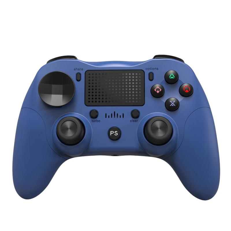 

Wireless Bluetooth Game Controller Build-in Six Axis Dual Vibration with Press Panel Gamepad for /Android/PC