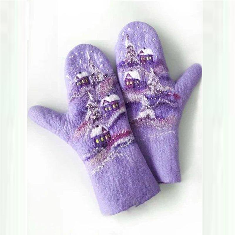 Five Fingers Gloves Women Christmas Printed Winter Warm Outdoor Windproof Thermal Glove Xmas Gift All Girls Mittens
Five Fingers Gloves Women Christmas Printed Winter Warm Outdoor Windproof Thermal Glove Xmas Gift All Girls Mittens