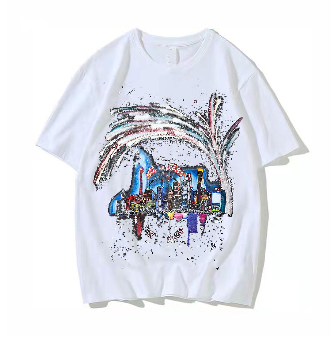 2022 Sunmmer Womens Mens Designers T Shirts Tshirts Fashion Letter Printing Short Sleeve Lady Tees Luxurys Casual Clothes Tops T-shirts Clothing M-5XL