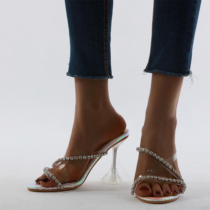 Crystal Kitten Heel Diamond Ornament Silver Summer Women Sandals Round Open Toe Slides Slippers for Ladies, Pink
Crystal Kitten Heel Diamond Ornament Silver Summer Women Sandals Round Open Toe Slides Slippers for Ladies, Pink