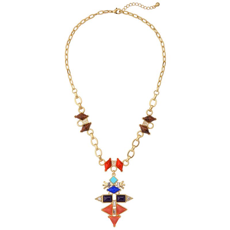 Multicolor Necklace for Women Synthetic Stone Resin Charm Pendant Geometric Boho Necklace Costume Jewelry
Multicolor Necklace for Women Synthetic Stone Resin Charm Pendant Geometric Boho Necklace Costume Jewelry