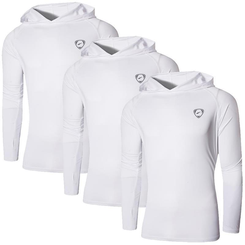 Jeansian 3 Pack Men's UPF 50+ UV Sun Protection Outdoor Long Sleeve Tee Shirt Tshirt T-Shirt Beach Summer 201203