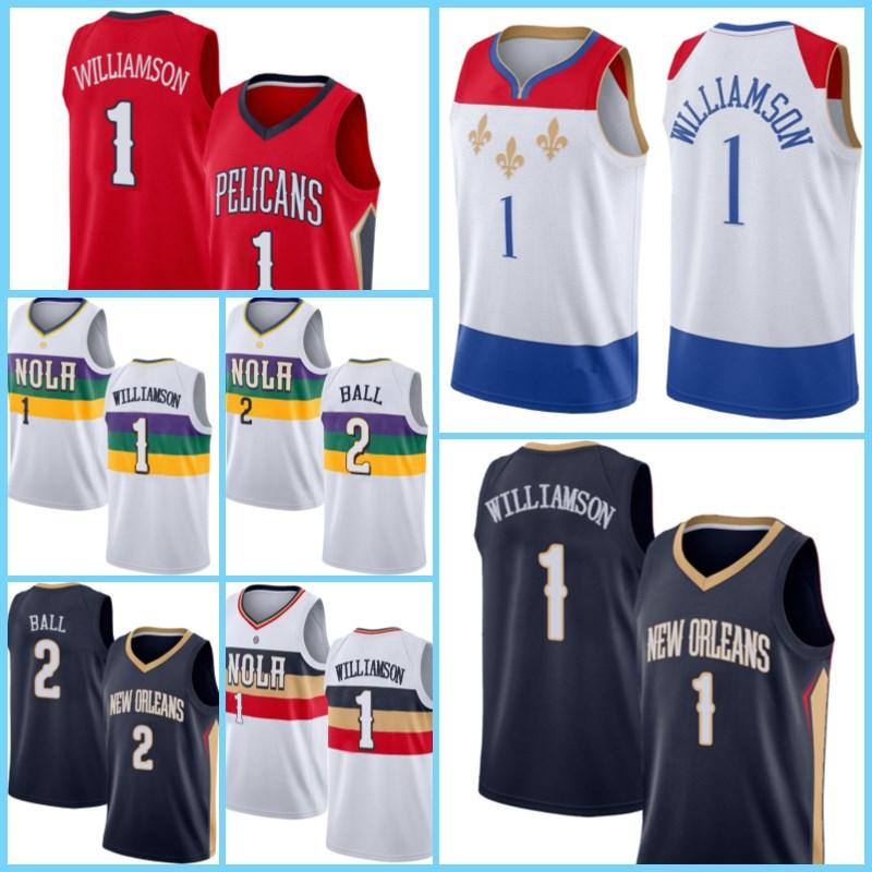 New Jersey Orleans Jersey Pelican Zion 1 Williamson Lonzo 2 Ball Brandon 14 Ingram Jersey Basketball 2021 New Season Men Retro, Black;red
New Jersey Orleans Jersey Pelican Zion 1 Williamson Lonzo 2 Ball Brandon 14 Ingram Jersey Basketball 2021 New Season Men Retro, Black;red