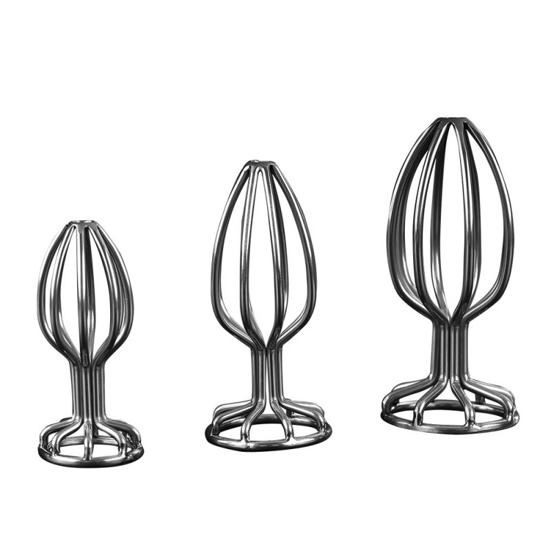 Hollow Anal Plug Small Steel Anals Dilator Butt Plugs Metal Dildo Vaginal Stimulator Sex Toys Prostate Massager