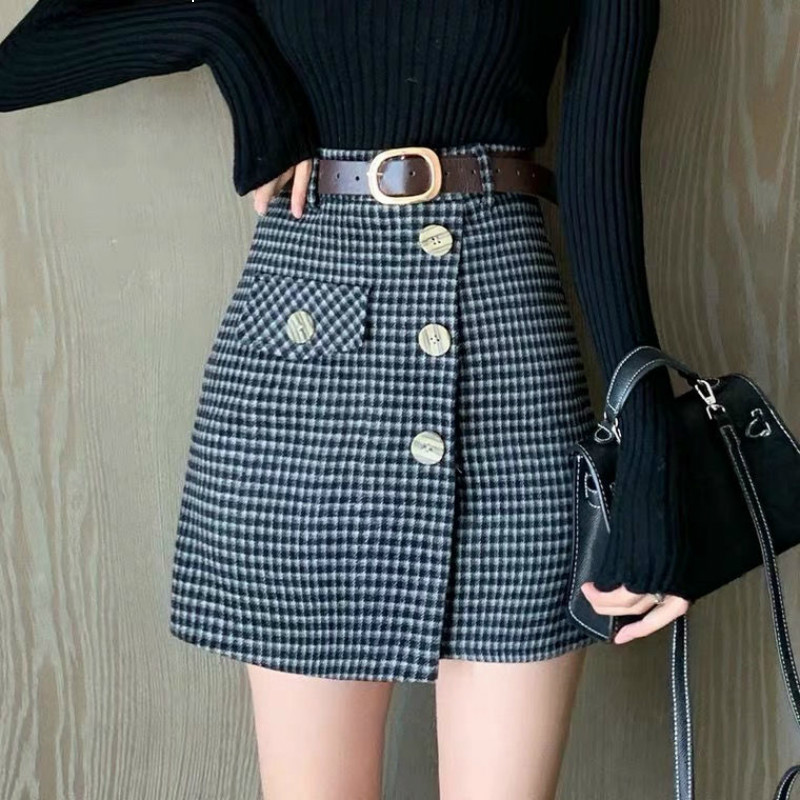 Autumn 2021 New woman plaid wool thin female skirt a tall bag step short y395 4CXL, Heise
Autumn 2021 New woman plaid wool thin female skirt a tall bag step short y395 4CXL, Heise
