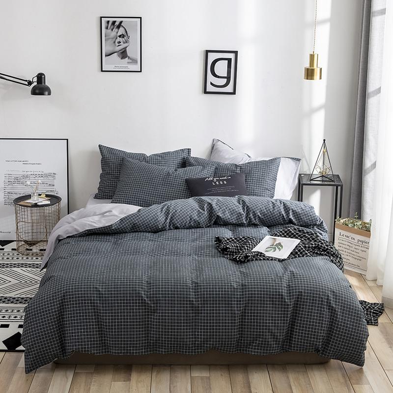 13070 Brief Japan Style 4 pcs Pure Cotton Bed Set Duvet Cover Flat Fitted Bed Sheet Pillowcases Plaid Black Leaves Dandelion
13070 Brief Japan Style 4 pcs Pure Cotton Bed Set Duvet Cover Flat Fitted Bed Sheet Pillowcases Plaid Black Leaves Dandelion