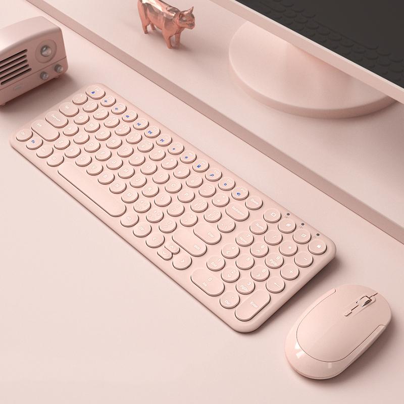 Silent Gaming Keyboard Mouse Combo 2.4G Wireless Round keycap Keyboard Mouse For PC Gamer Pro Laptop Kits
Silent Gaming Keyboard Mouse Combo 2.4G Wireless Round keycap Keyboard Mouse For PC Gamer Pro Laptop Kits