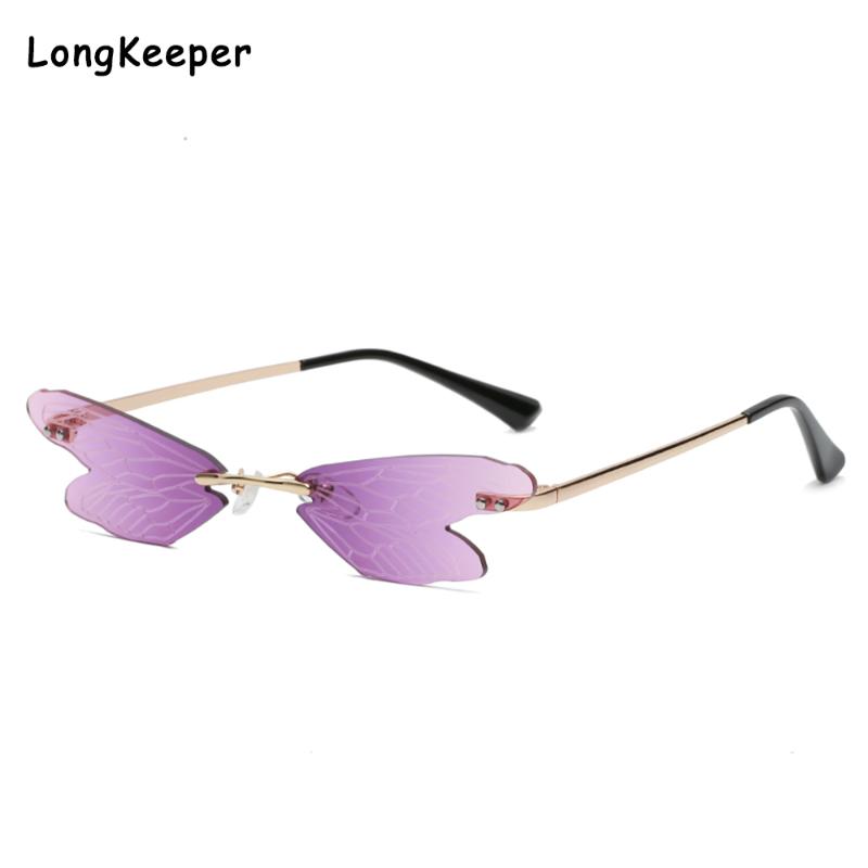 Fashion Dragonfly Wing Sunglasses Women Vintage Rimless Cat Eye Sun Glasses UV 400 Eyewear Luxury Trending Narrow Sunglasses
Fashion Dragonfly Wing Sunglasses Women Vintage Rimless Cat Eye Sun Glasses UV 400 Eyewear Luxury Trending Narrow Sunglasses