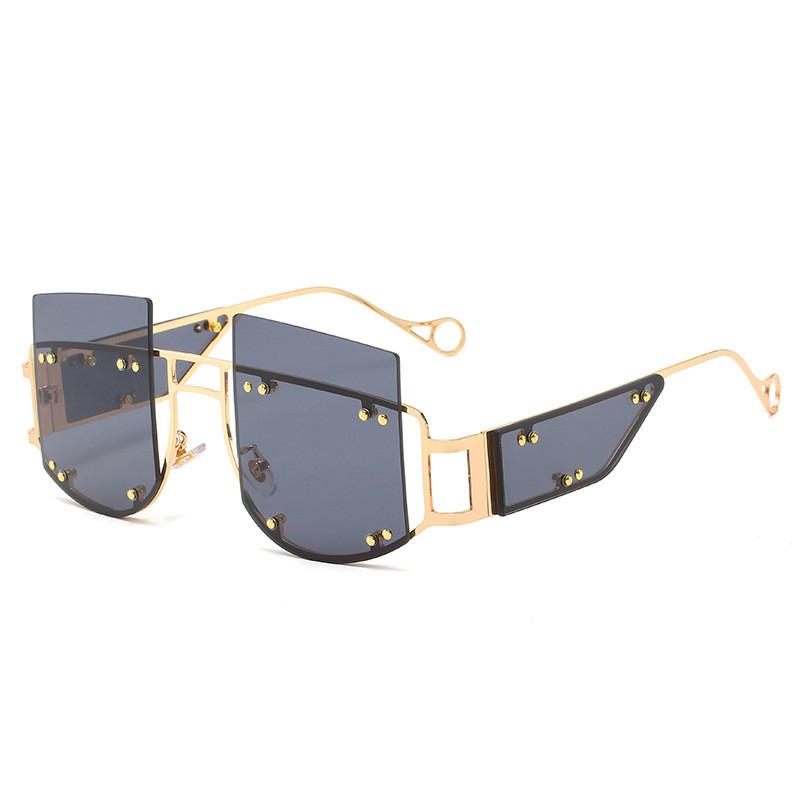 Sunglasses Punk Rivet Square Women Oversized Mirror Men Shades Glasses Metal Female Eyewear Wholesale 
Sunglasses Punk Rivet Square Women Oversized Mirror Men Shades Glasses Metal Female Eyewear Wholesale