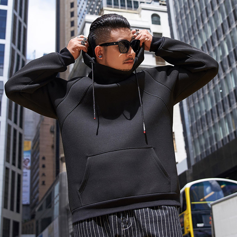 2020 Hoodie Male Autumn Large Casual Detached Solid Color with Hood High Hooded Cotton Collar 8ujy, Black
2020 Hoodie Male Autumn Large Casual Detached Solid Color with Hood High Hooded Cotton Collar 8ujy, Black
