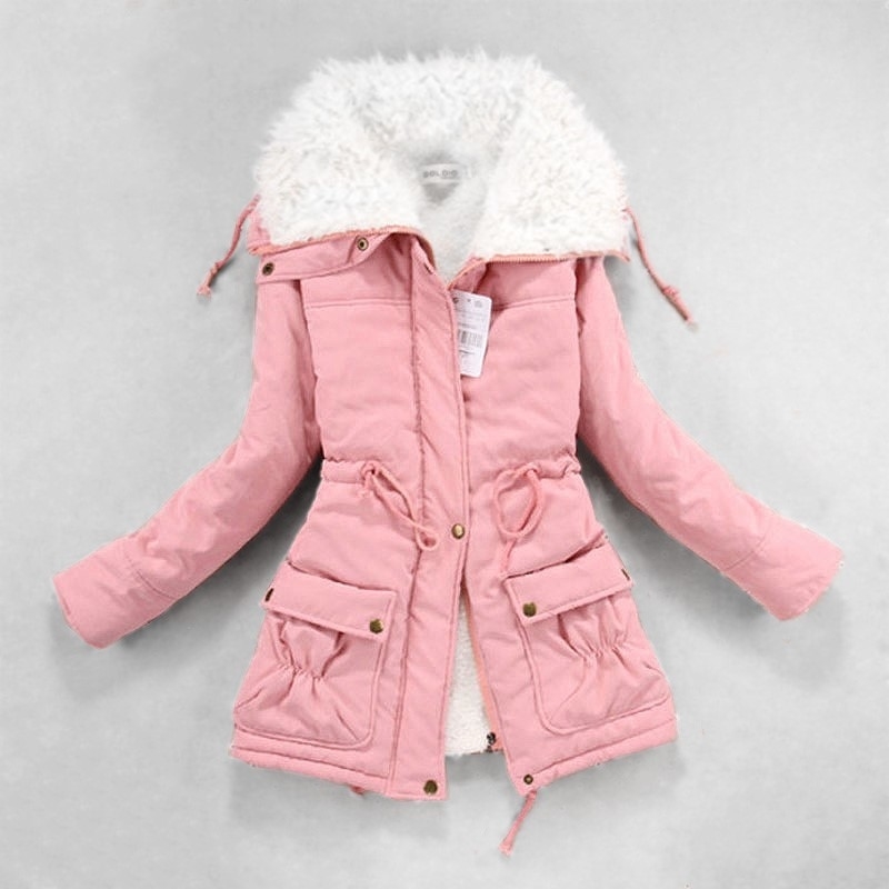 Winter Clothes Women Fleece Lamb Fur Parka Thick Woman Winter Coats And Jackets Warm Parkas Women Plus Sizes Winter Jacket Women 201017