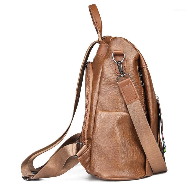 Backpack 2020 new European and American fashion zipper waterproof PU backpack anti-theft wear-resistant outdoor travel handbags1, Black
Backpack 2020 new European and American fashion zipper waterproof PU backpack anti-theft wear-resistant outdoor travel handbags1, Black