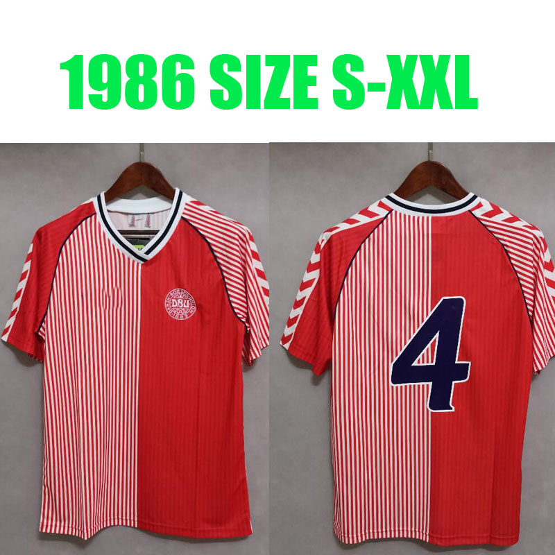 1986 World Cup Retro Denmark Soccer Jerseys 86 Larsen Olsen Laudrup Mölby Lerby Vintage Denmark Football Shirt Classic Kit maillotS THAILAND
1986 World Cup Retro Denmark Soccer Jerseys 86 Larsen Olsen Laudrup Mölby Lerby Vintage Denmark Football Shirt Classic Kit maillotS THAILAND