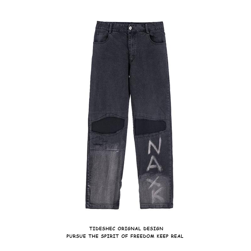 NEW Hip Hop Denim Cargo Pants Streetwear Harajuku Stitched Jeans Zipper Pants 2021 Men Cotton Casual Jeans Harem Mens Trousers, A218-black
NEW Hip Hop Denim Cargo Pants Streetwear Harajuku Stitched Jeans Zipper Pants 2021 Men Cotton Casual Jeans Harem Mens Trousers, A218-black
