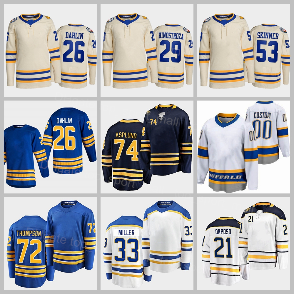 2022 Heritage Classic Hockey Jersey 21 Kyle Okposo 26 Rasmus Dahlin 29 Vinnie Hinostroza 33 Colin Miller 53 Jeff Skinner 72 Tage Thompson Rasmus Asplund Men Kid Women, Winter classic
2022 Heritage Classic Hockey Jersey 21 Kyle Okposo 26 Rasmus Dahlin 29 Vinnie Hinostroza 33 Colin Miller 53 Jeff Skinner 72 Tage Thompson Rasmus Asplund Men Kid Women, Winter classic