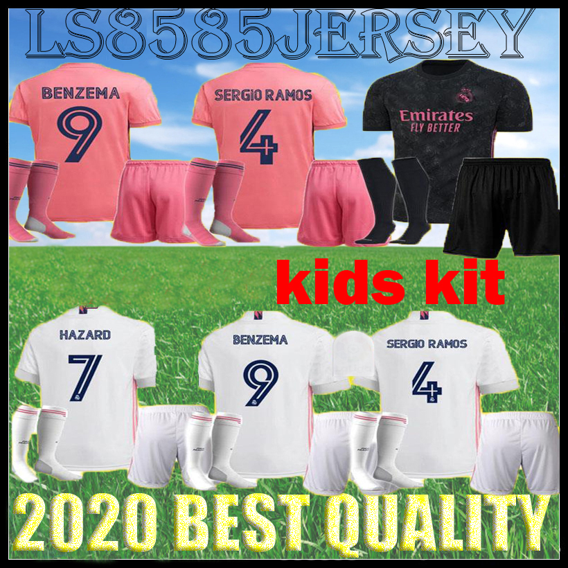 Kids Kit 20/21 Real Madrid Soccer Jerseys Home HAZARD White Away 3RD Child Youth Modric 2020 2021 SERGIO RAMOS Men kit home Football Shirts
Kids Kit 20/21 Real Madrid Soccer Jerseys Home HAZARD White Away 3RD Child Youth Modric 2020 2021 SERGIO RAMOS Men kit home Football Shirts