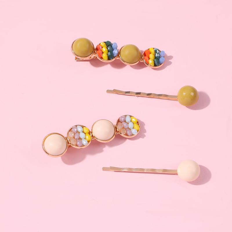 F2170 Korean-style New Products Rainbow Crystal Barrettes South Korea Dongdaemun Hyuna Sweet Bang Clip Long Clip Set
F2170 Korean-style New Products Rainbow Crystal Barrettes South Korea Dongdaemun Hyuna Sweet Bang Clip Long Clip Set