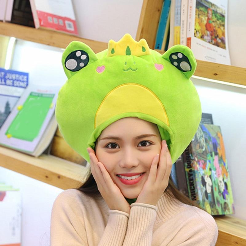 Lovely Cartoon Prince Frog Plush Hat Funny Big Eyes Crown Stuffed Toys Headgear Warm Cap Performance Party Photo Props, Green
Lovely Cartoon Prince Frog Plush Hat Funny Big Eyes Crown Stuffed Toys Headgear Warm Cap Performance Party Photo Props, Green