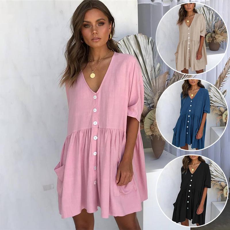 Button Pocket Maternity Dresses For Pregnant Women Clothes Cotton Summer Female Plus Size Pregnancy Dress Maternity Vestidos1, Black
Button Pocket Maternity Dresses For Pregnant Women Clothes Cotton Summer Female Plus Size Pregnancy Dress Maternity Vestidos1, Black