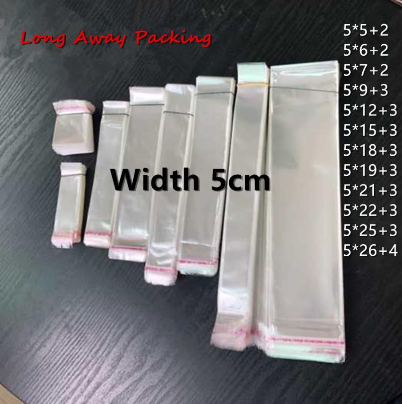 Width 5cm Clear Plastic Self Adhesive Bag Self Sealing Small Bags For Pen Jewelry Candy Packing Resealable Gift Cookie Packaging
Width 5cm Clear Plastic Self Adhesive Bag Self Sealing Small Bags For Pen Jewelry Candy Packing Resealable Gift Cookie Packaging