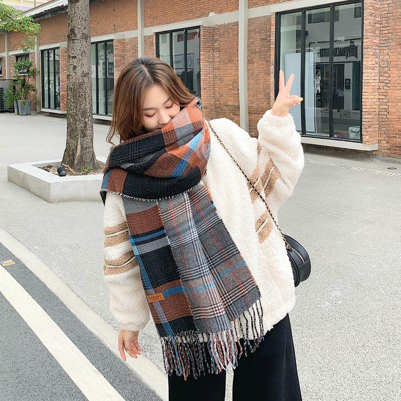 East Gate new color Houndstooth scarf Korean fashion double sided lattice thickened warm imitation cashmere shawl wholesale
East Gate new color Houndstooth scarf Korean fashion double sided lattice thickened warm imitation cashmere shawl wholesale