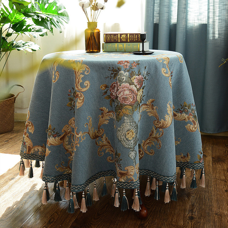 Proud Rose European Chenille Table Thicken Tablecloths Household Rectangular Cover Cloth Dustproof Custom 201120