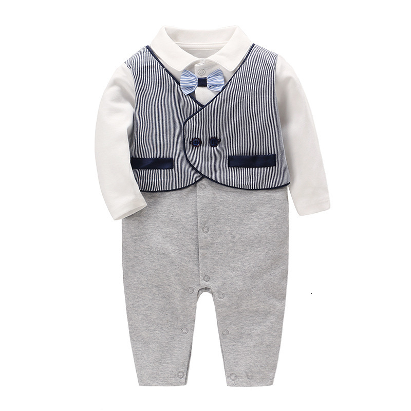 2021 New Baby Boys Romper Gentleman Boy Jumpsuit Outfits Long Sleeve Clothes Infant Babies One-pieces Newborn Kids Clothing 0-2y P9vf, Gray
2021 New Baby Boys Romper Gentleman Boy Jumpsuit Outfits Long Sleeve Clothes Infant Babies One-pieces Newborn Kids Clothing 0-2y P9vf, Gray