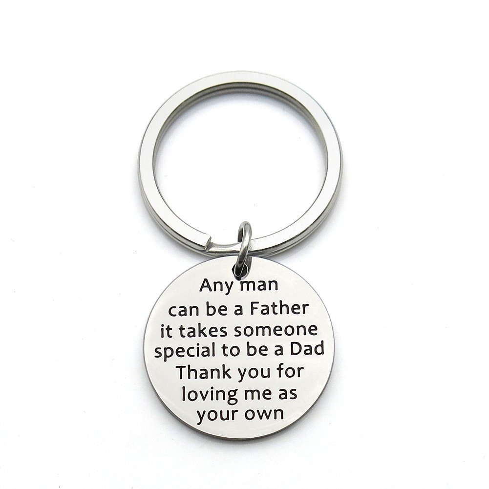 Father's Day Gift Keychain Family Jewelry Fashion Accessories Step Dad Stainless Steel Key Ring Perfect Gifts
Father's Day Gift Keychain Family Jewelry Fashion Accessories Step Dad Stainless Steel Key Ring Perfect Gifts