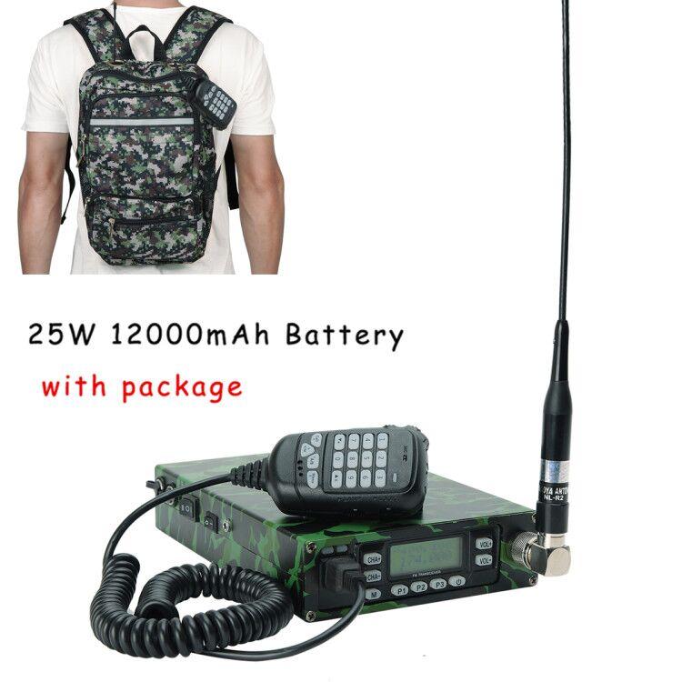 ABBREE 25W Dual Band Backpack Mobile Radio Station VHF UHF Portable Vehicle Radio 12000mAh Battery+ Antenna Programming Cable
ABBREE 25W Dual Band Backpack Mobile Radio Station VHF UHF Portable Vehicle Radio 12000mAh Battery+ Antenna Programming Cable