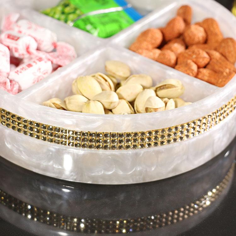 Dried Fruit Plate Resin Compartment with Lid Creative Storage Box Candy Snack Can Storage Containers
Dried Fruit Plate Resin Compartment with Lid Creative Storage Box Candy Snack Can Storage Containers