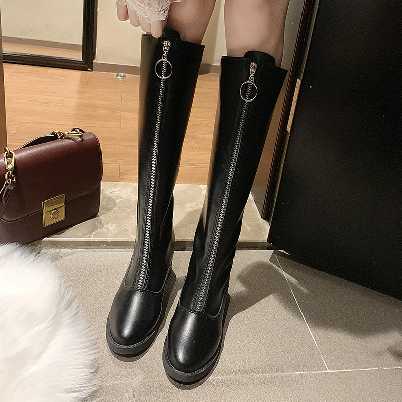 GOOHOJIO 2020 New Fashion Zipper Leather Women Knee-high Boots Autumn Comfortable Women Shoe Lace-up Chic White Boots for Woman, Beige
GOOHOJIO 2020 New Fashion Zipper Leather Women Knee-high Boots Autumn Comfortable Women Shoe Lace-up Chic White Boots for Woman, Beige