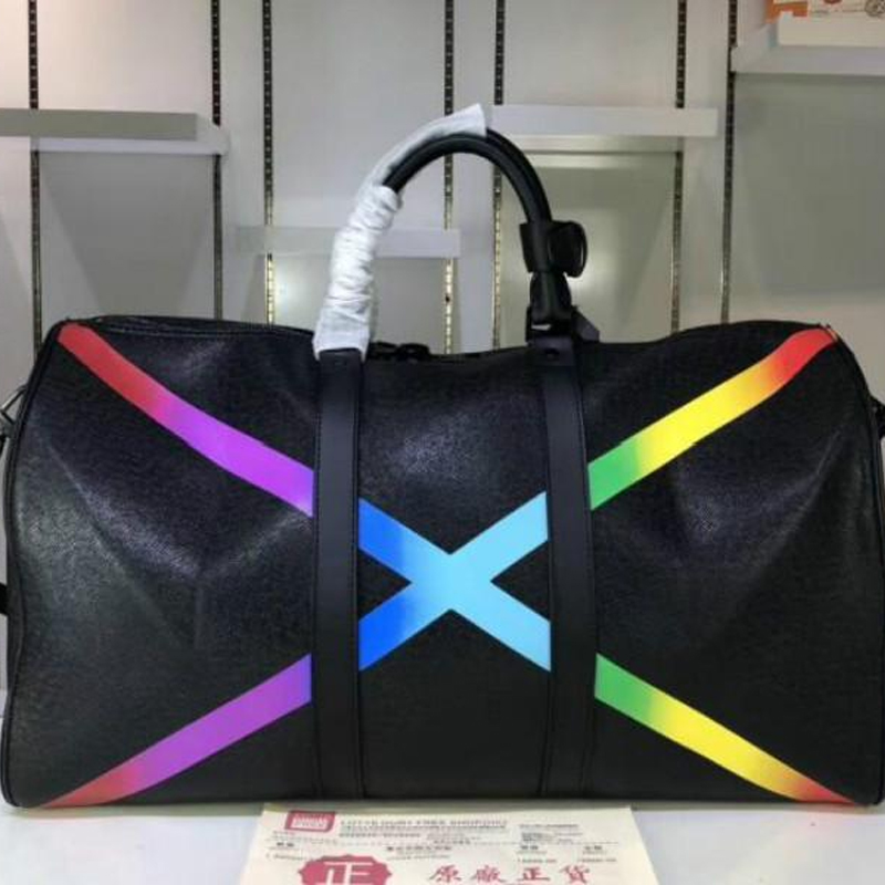 Fashion designer luxury Classic Rainbow X Shape Large Travel Bag Pillow Duffle Bags Luggage Handbag Real Leather Capacity Shoulder Crossbody, Box(no sell separately)
Fashion designer luxury Classic Rainbow X Shape Large Travel Bag Pillow Duffle Bags Luggage Handbag Real Leather Capacity Shoulder Crossbody, Box(no sell separately)