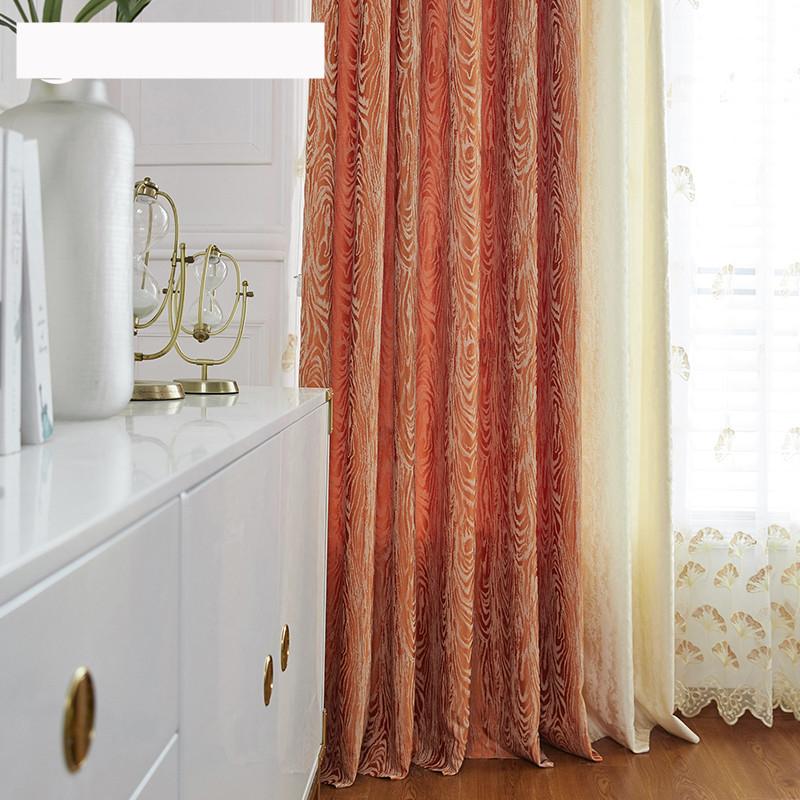 Custom curtain Nordic Texture Jacquard Splicing orange Beige livingroom shading bedroom blackout curtain tulle yarn drape M944
Custom curtain Nordic Texture Jacquard Splicing orange Beige livingroom shading bedroom blackout curtain tulle yarn drape M944