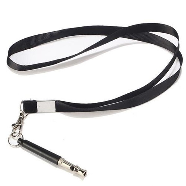 Pet Dog Cat Training Obedience Black Whistle Ultrasonic Sound Pitch Quiet Trainning Whistles Pets Supplies