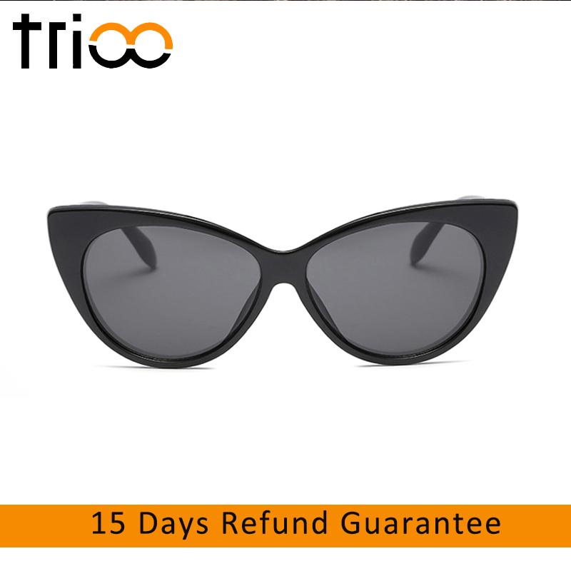 TRIOO UV400 Protection Ladies Sunglasses Black Cat Eye Design Women Sun Glasses New Trending lunette de soleil femme
TRIOO UV400 Protection Ladies Sunglasses Black Cat Eye Design Women Sun Glasses New Trending lunette de soleil femme