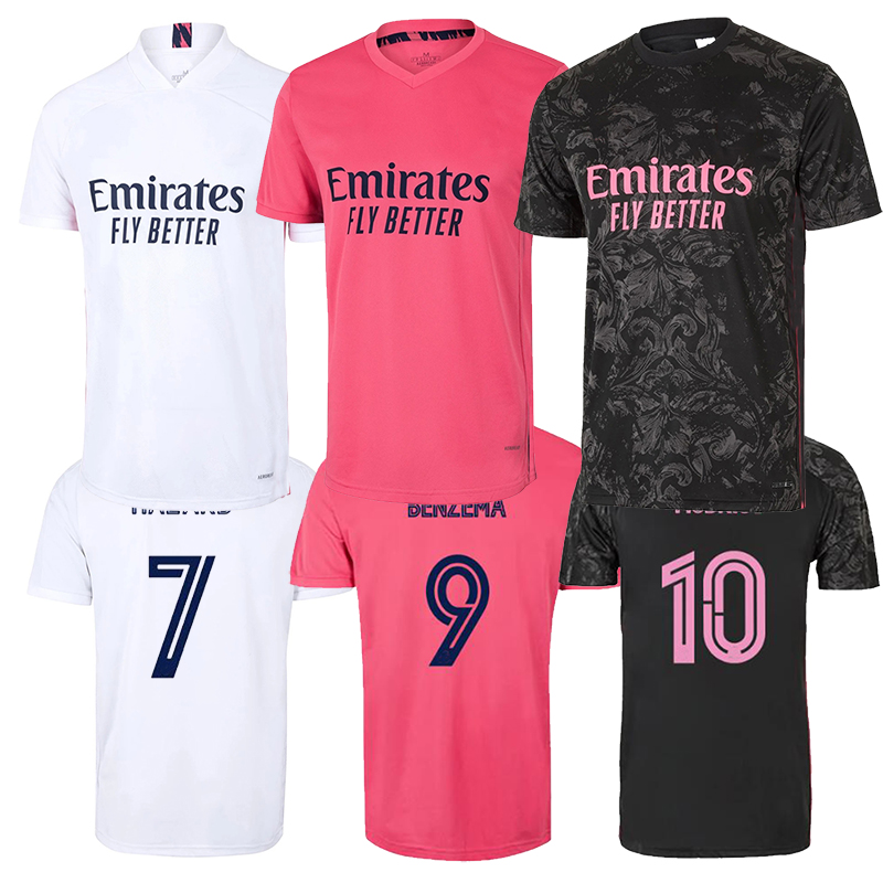 La Liga-Real Madrid 2020-21 season home and away soccer jersey high quality sweatshirt(Choose flocking), Black;yellow
La Liga-Real Madrid 2020-21 season home and away soccer jersey high quality sweatshirt(Choose flocking), Black;yellow