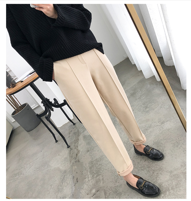 2021 New Winter Thicken Women Pencil Plus Size Wool Pants Female Autumn High Waist Loose Trousers Capris Good Fabric Mbrc, Apricot
2021 New Winter Thicken Women Pencil Plus Size Wool Pants Female Autumn High Waist Loose Trousers Capris Good Fabric Mbrc, Apricot