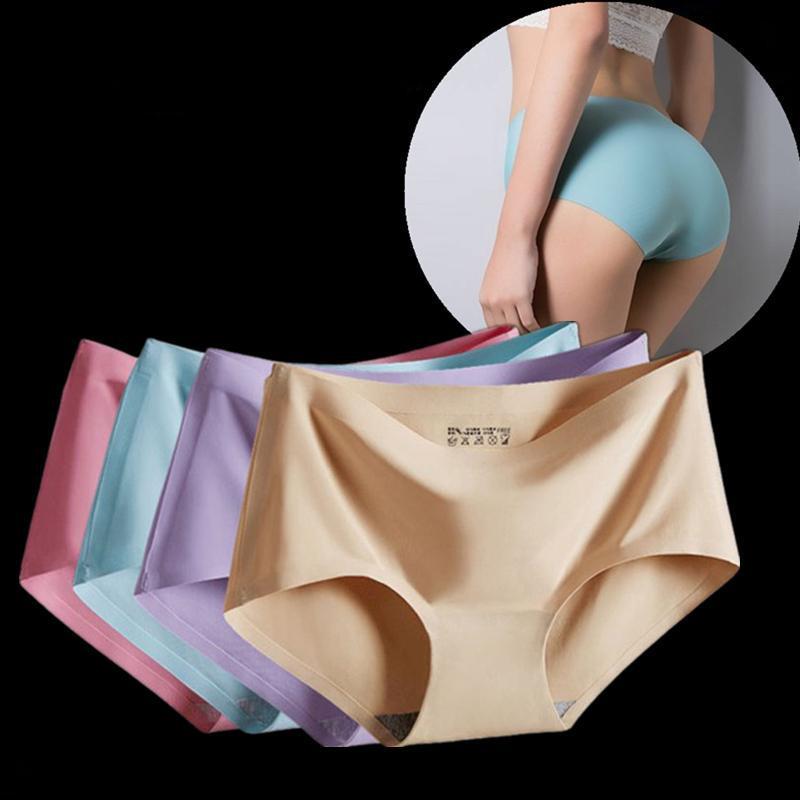 2020 New Sexy Women Briefs Set Seamless Seamless Panty Underwear Lingerie Solid Mid-Waist Cotton Panty Female Ladies Lingerie, White
2020 New Sexy Women Briefs Set Seamless Seamless Panty Underwear Lingerie Solid Mid-Waist Cotton Panty Female Ladies Lingerie, White