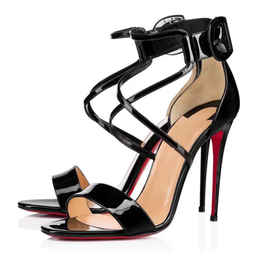High Quality Perfect Summer Red Bottom Sandals Women Dress High Heels Womens Genuine Patent Leather Reds Sole Pumps Wedding Lady Slingback Size:35-43, Black
High Quality Perfect Summer Red Bottom Sandals Women Dress High Heels Womens Genuine Patent Leather Reds Sole Pumps Wedding Lady Slingback Size:35-43, Black