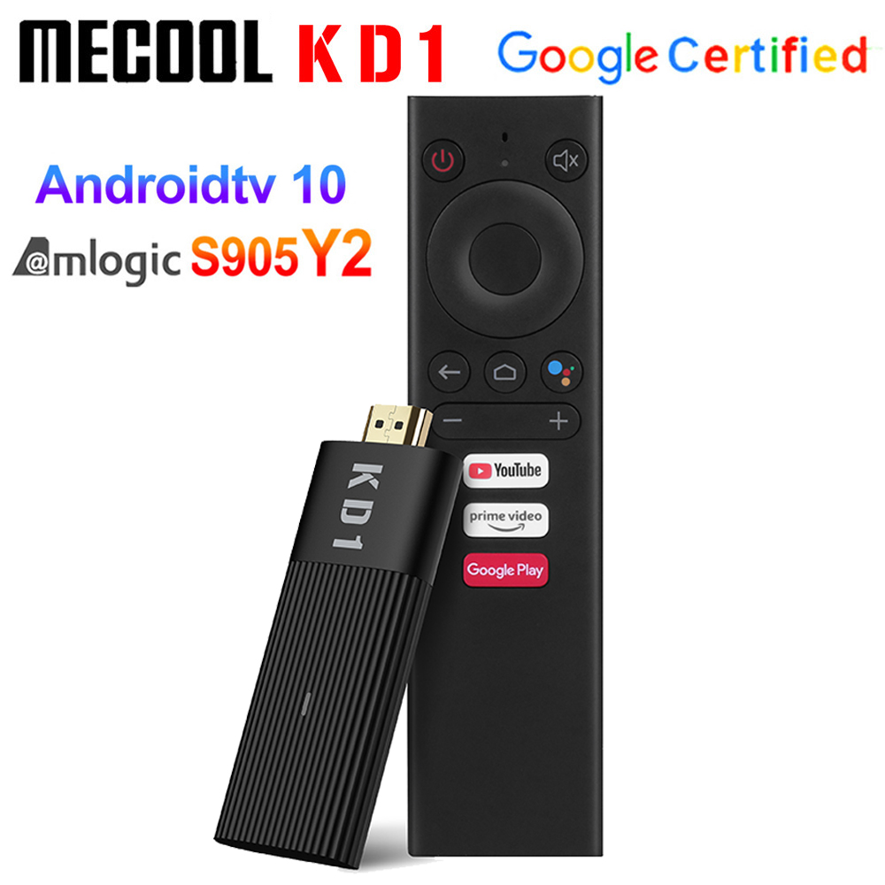 Mecool KD1 Google Certificate Amlogic S905Y2 Quad Core Mini Tv Stick 2GB 16GB Android 10.0 ATV Smart Tv Box 2.4G 5G WIFI BT4.2 Set Top Box
Mecool KD1 Google Certificate Amlogic S905Y2 Quad Core Mini Tv Stick 2GB 16GB Android 10.0 ATV Smart Tv Box 2.4G 5G WIFI BT4.2 Set Top Box