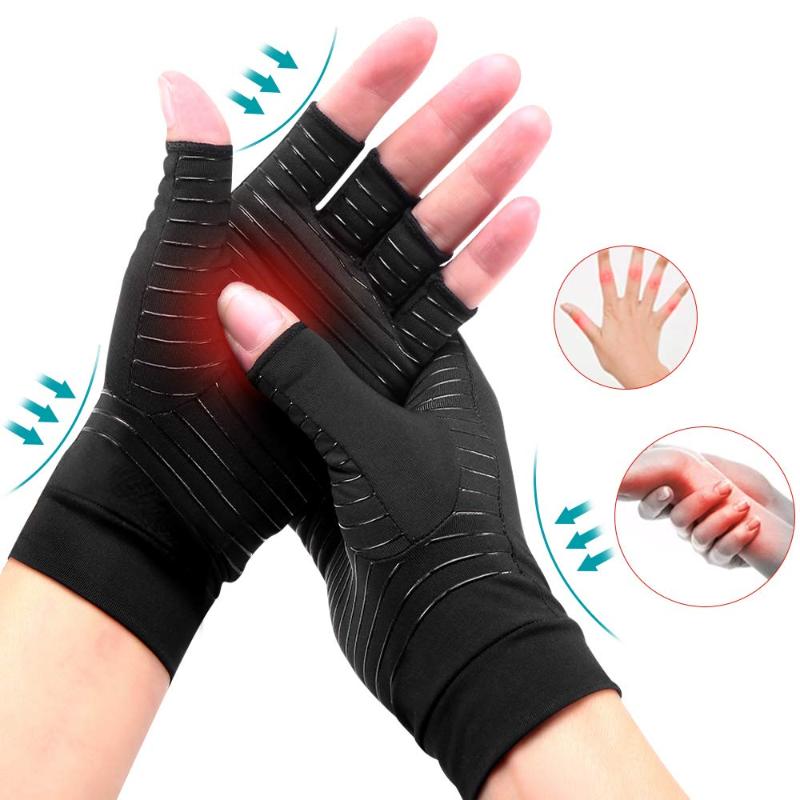Wrist Support 1 Pair Compression Arthritis Gloves Joint Pain Relief Women Men Antislip Glove Therapy For Carpal Tunnel Typing58732