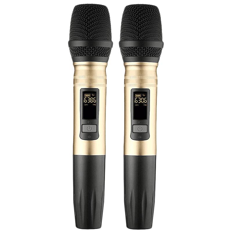 2Pcs/Set Ux2 Uhf Wireless Microphone System Handheld Led Mic Uhf Speaker With Portable Usb Receiver For Ktv Dj Speech
2Pcs/Set Ux2 Uhf Wireless Microphone System Handheld Led Mic Uhf Speaker With Portable Usb Receiver For Ktv Dj Speech