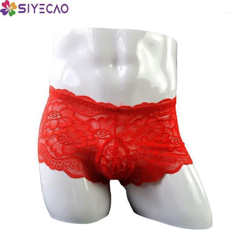 Mens Lingerie Lace See Through Gay Underwear Shorts Sexy Boxer Bulge Pouch Knicker Transparent Breathable Gay Panties Underwear1, A red
Mens Lingerie Lace See Through Gay Underwear Shorts Sexy Boxer Bulge Pouch Knicker Transparent Breathable Gay Panties Underwear1, A red