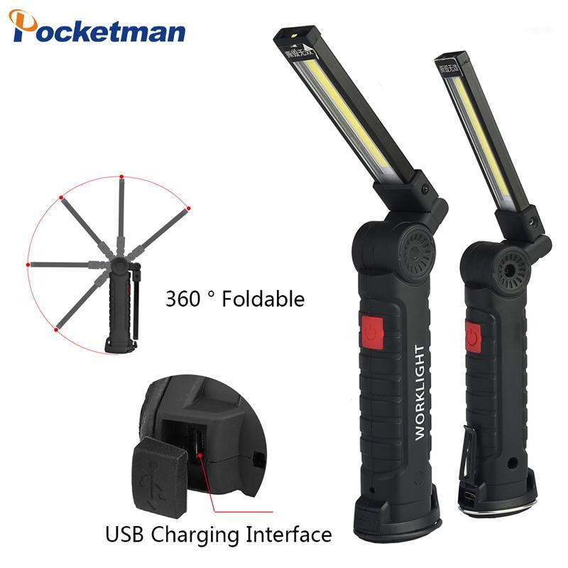 Portable 5 Mode COB Torch USB Rechargeable LED Work Light Magnetic COB Lanterna Hanging Tent Lamp Built-in Battery1
Portable 5 Mode COB Torch USB Rechargeable LED Work Light Magnetic COB Lanterna Hanging Tent Lamp Built-in Battery1